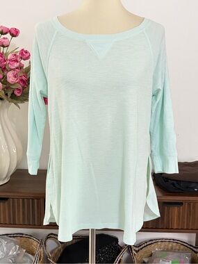 Calvin Klein Performance Mint Scoop Neck Tunic